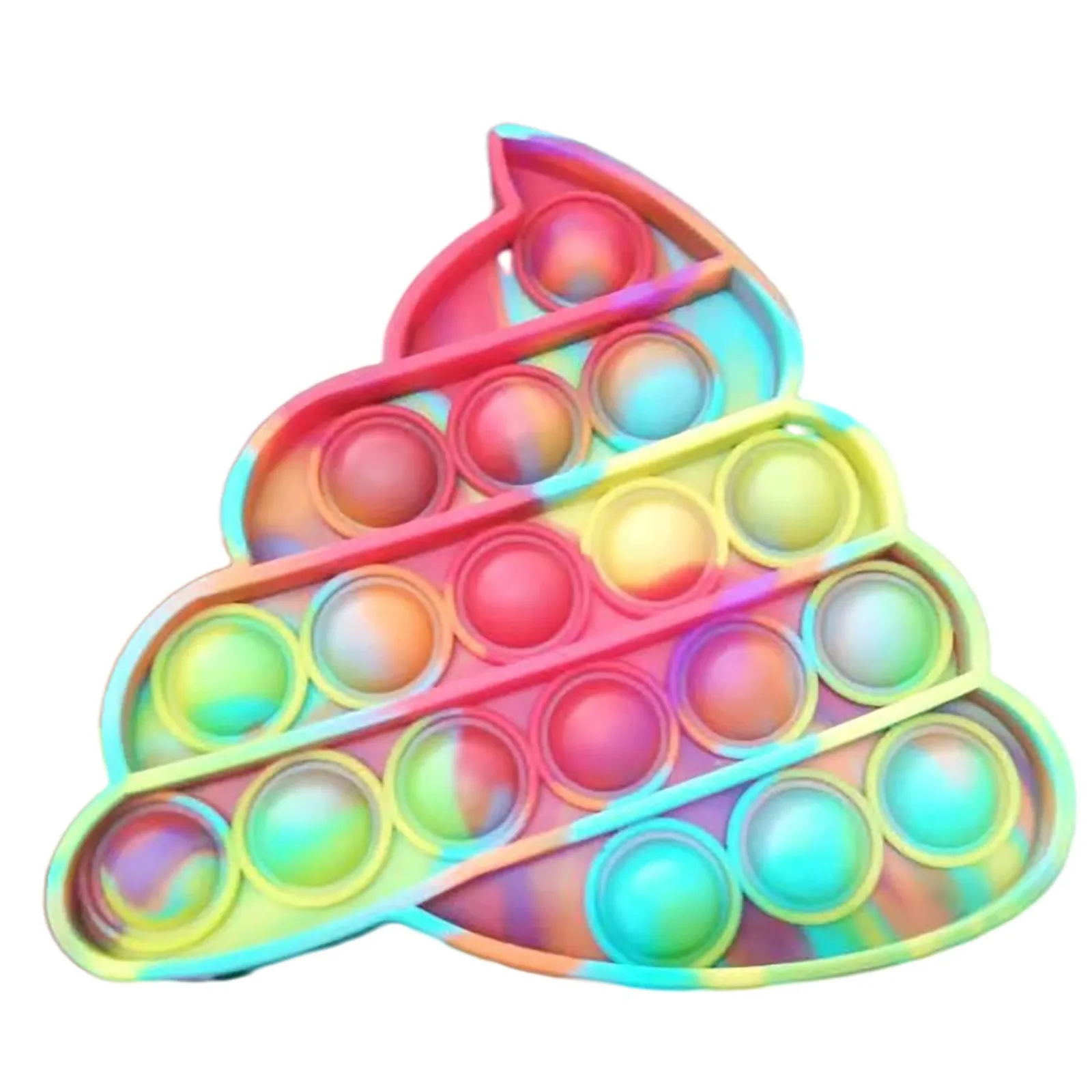 

Push Bubble Fidget Toys pop it Autism Special Needs Stress Reliever Helps Relieve Stress and Increase Focus Soft Squeeze Toy