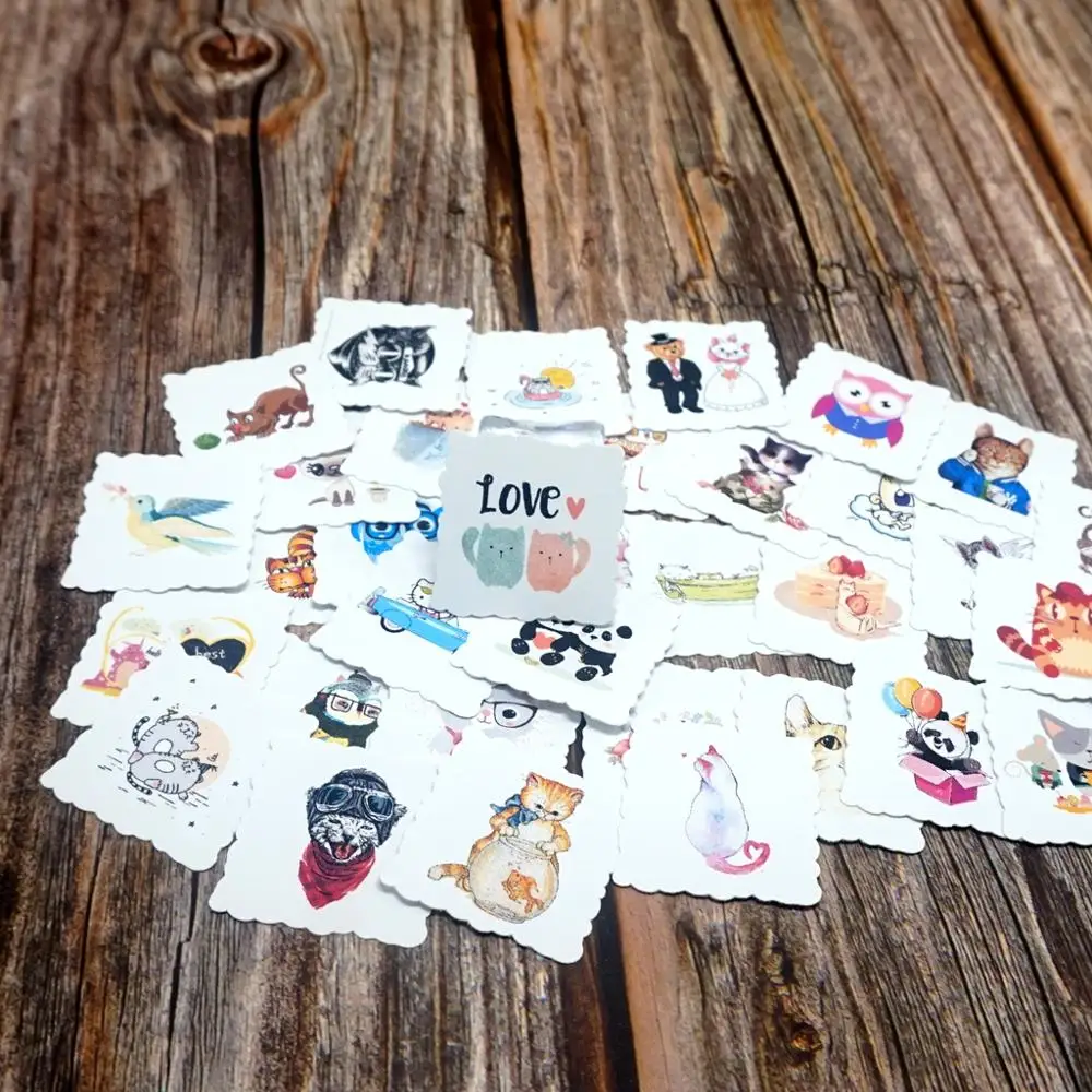 35 шт. милые водонепроницаемые наклейки DIY для ноутбука телефона автомобиля