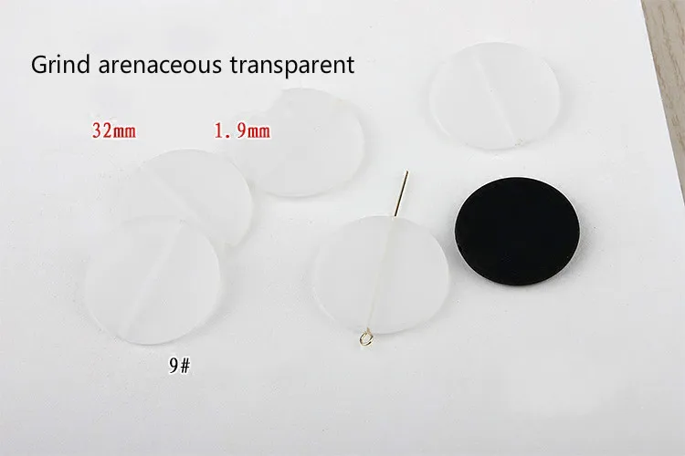 Резиновая краска цвета макарун прямое отверстие круглые плоские бусины