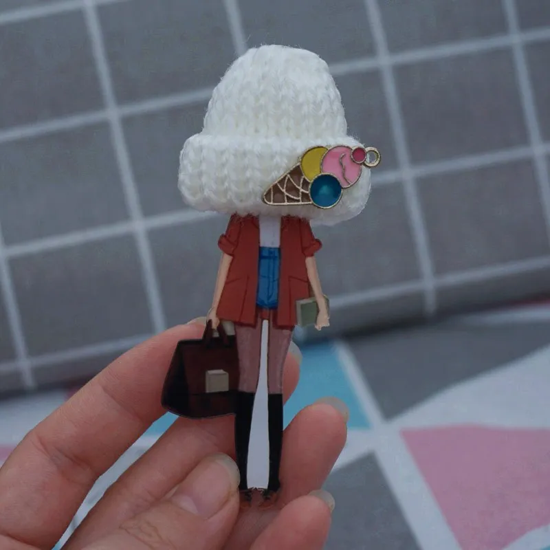 Женские милые значки на одежду/сумку рюкзак акриловые значок брошь|Броши| |