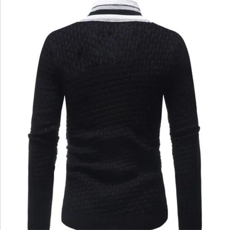 Осень зима 2019 вязанные мужские свитера блуза с длинным рукавом пуловеры