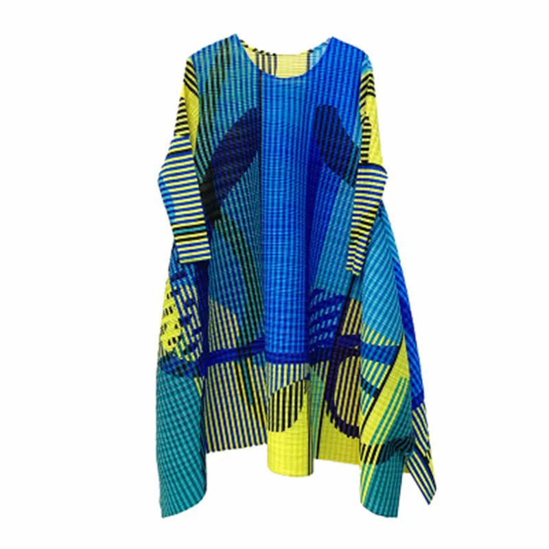 Женская одежда Miyake fold 2020 Большие Размеры свободное платье темперамент покрывает