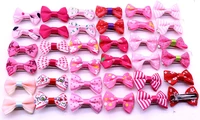 20pcs valentines day dog pet hair bows boy girl dog bowknots pet hair clips dog pet hair accessories grooming product