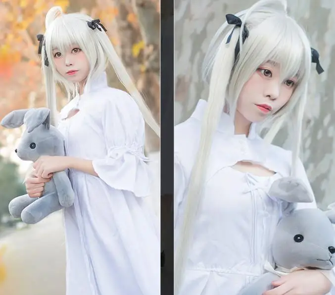 Белое платье Yosuga no Sora Kasugano косплей-костюм |