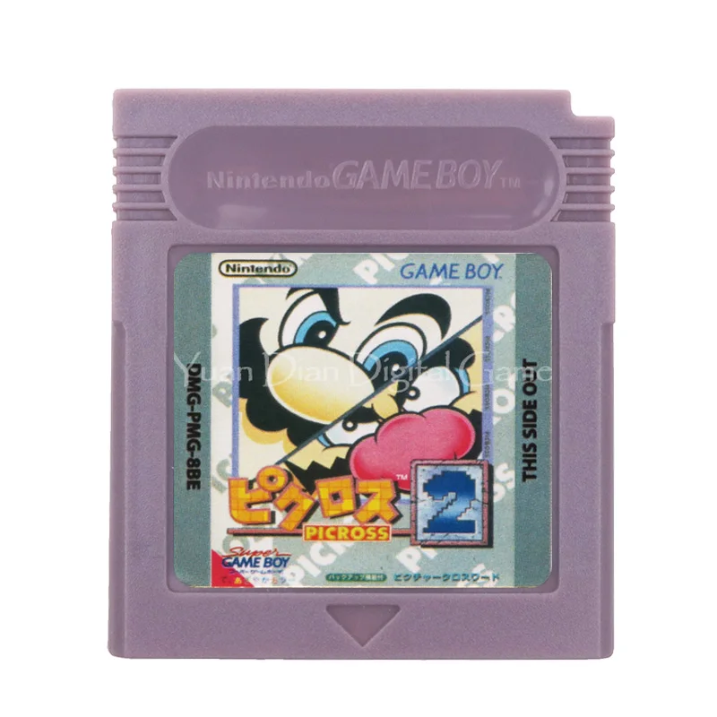 Картридж для видеоигр Nintendo GBC картридж карта версия Мари пикросса 2 на английском