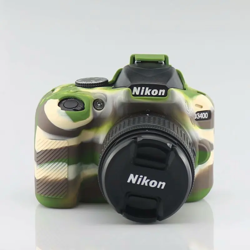 Силиконовый чехол резиновый для камеры Nikon D7500 D7200 D7100 D5500 D5600 D3400 D3500 D5300 DSLR защитный