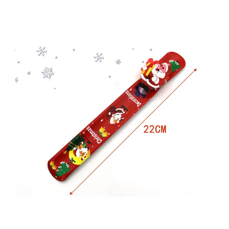 Браслет со светящимися светодиодами Рождественский браслет светящаяся игрушка