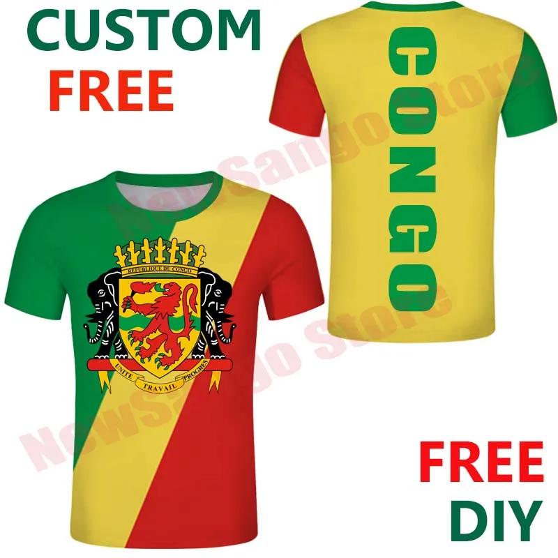 Детская футболка с надписью Республика Конго|Мужские футболки| |