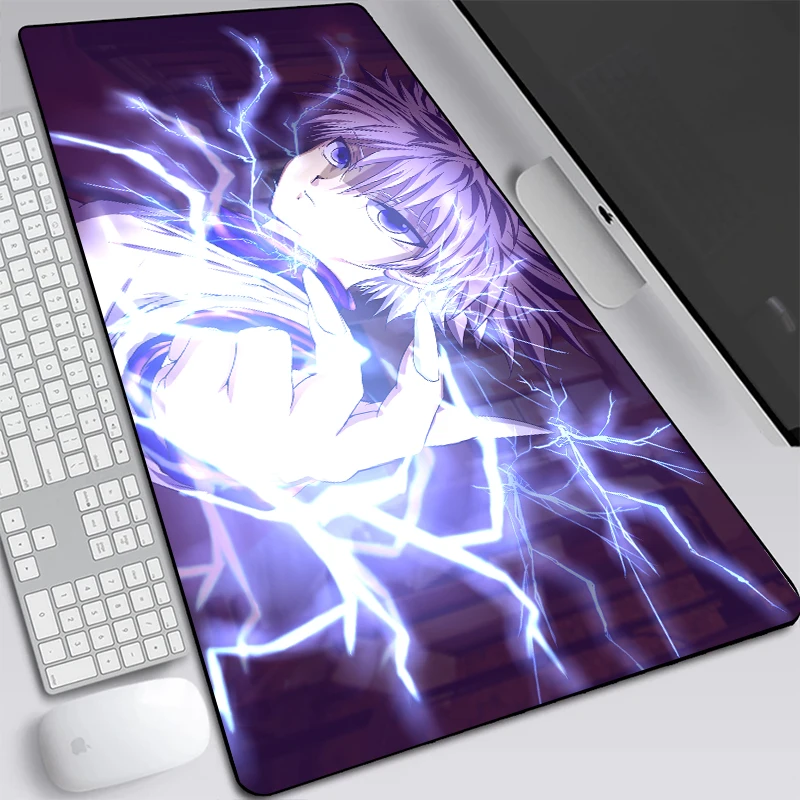 

Killua Zoldyck Hisoka Figure Mouse Pad Gamer High Quality Rubber Padmouse Games Pc Gamer Mats Office Notbook Desk Mat