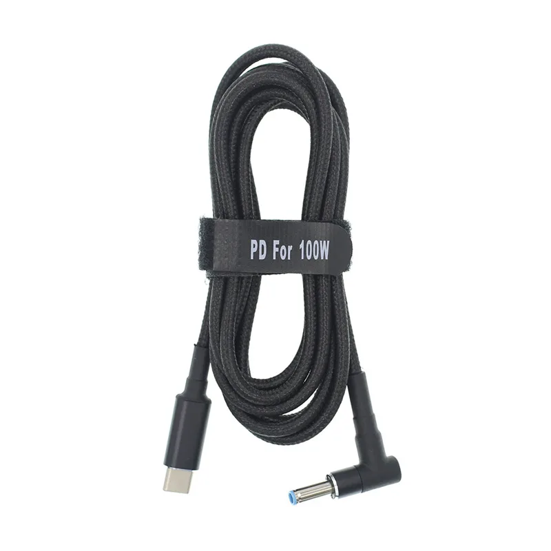 Сетевой кабель USB Type-C на 4 5*3 0 мм PD для HP Envy адаптер шнур 100 Вт 19 5 в 1 8 м | Компьютеры и