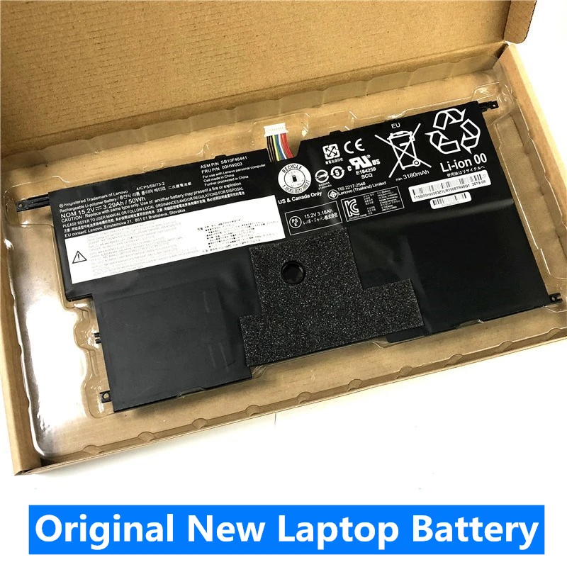 csmhy 00hw003 sb10f46441 laptop battery for lenovo thinkpad x1 carbon gen3 2015 sb10f46441 sb10f46440 15 2v 50wh 3295mah shuozb free global shipping