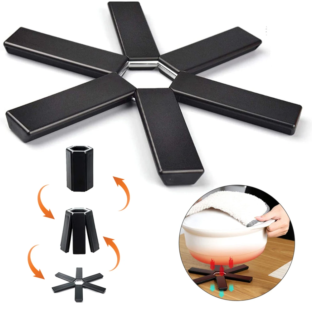 Кухонный нескользящий складной изолированный коврик термостойкая Подушка