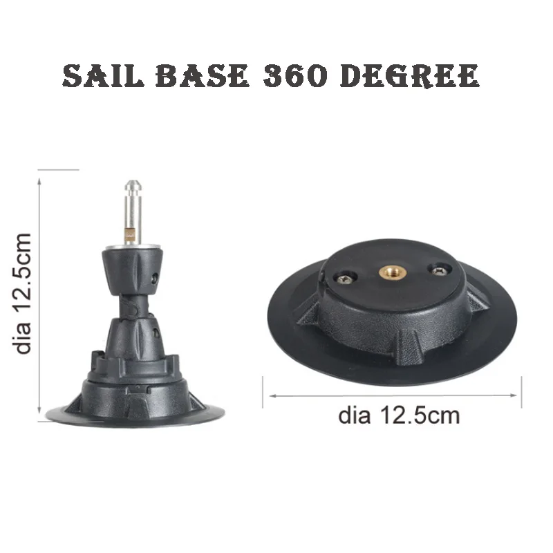 Sail Base 360 Degree For Windsurfing Stand Up Paddle Board Sup Sailboard Accessory To Support Mast Pole | Спорт и развлечения