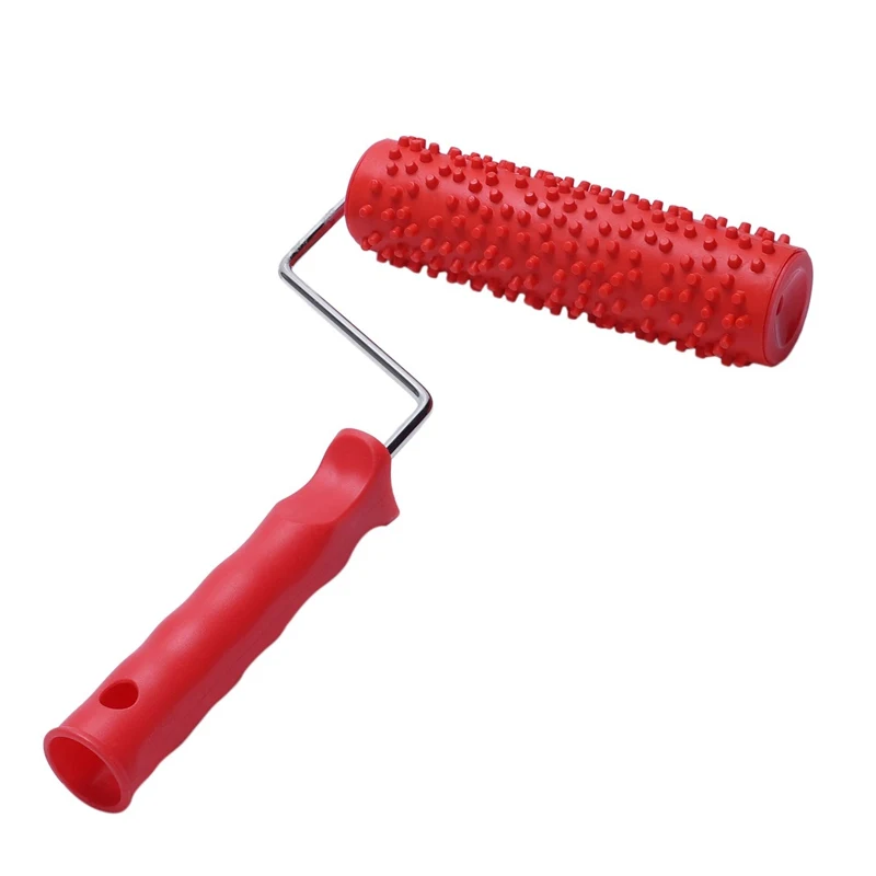 Quality 7inch Embossed Raindrop Painting Roller with Plastic Handle for Wall Decoration | Дом и сад