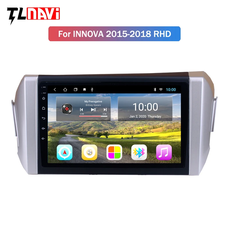 2 Гб ОЗУ 9 дюймов Android 10 радио для 2015 Toyota INNOVA LHD RHD GPS навигация автомобильный