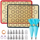 Силиконовый коврик для выпечки макарон, 40x30 дюймов