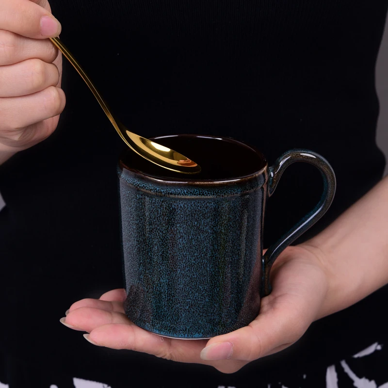 Креативная зеленая Роскошная кружка для путешествий кофейные кружки эспрессо