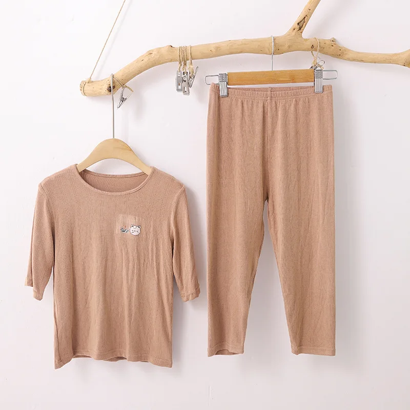 

Kids Pajamas Summer 2020 Cotton Thin Sleepwear For Girls Boys Pajamas For Children Pajama Set Boy Girl 2-12Y