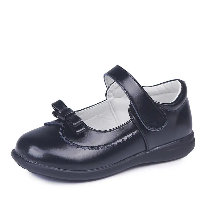 Кожаная обувь для девочек Детское свадебное платье Танцевальная принцессы