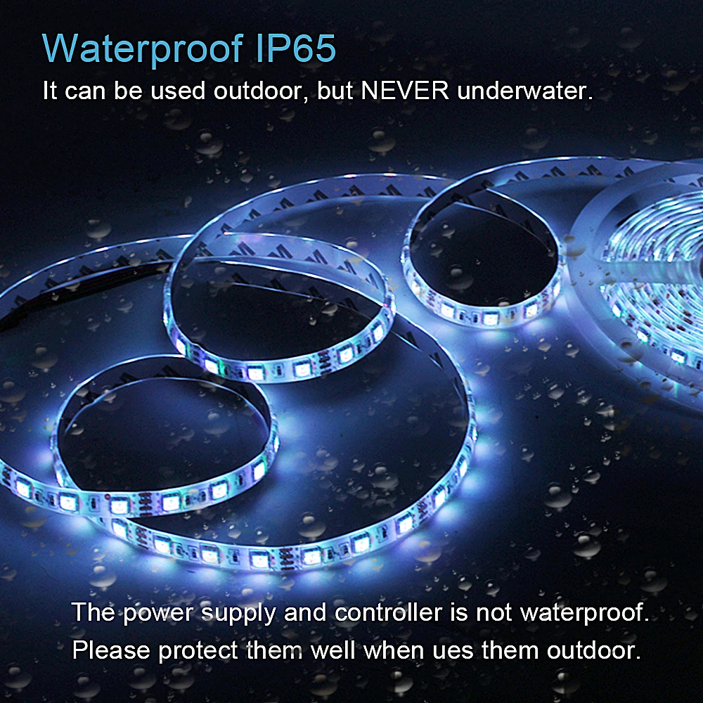 DC 12 В RGB Светодиодная лента Водонепроницаемая 220 В Tira светодиодный Wifi 12 В лента RGB лента 5050 Неоновая Гибкая лента светильник Bluetooth адаптер дистанционного питания