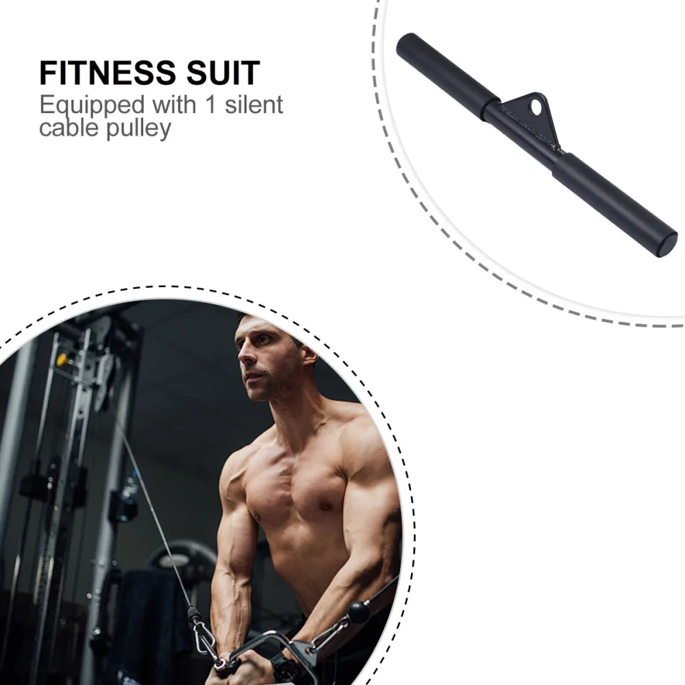 

9pcs Fitness LAT and Lift Pulley System Pulley Cable Machine with Loading Pin