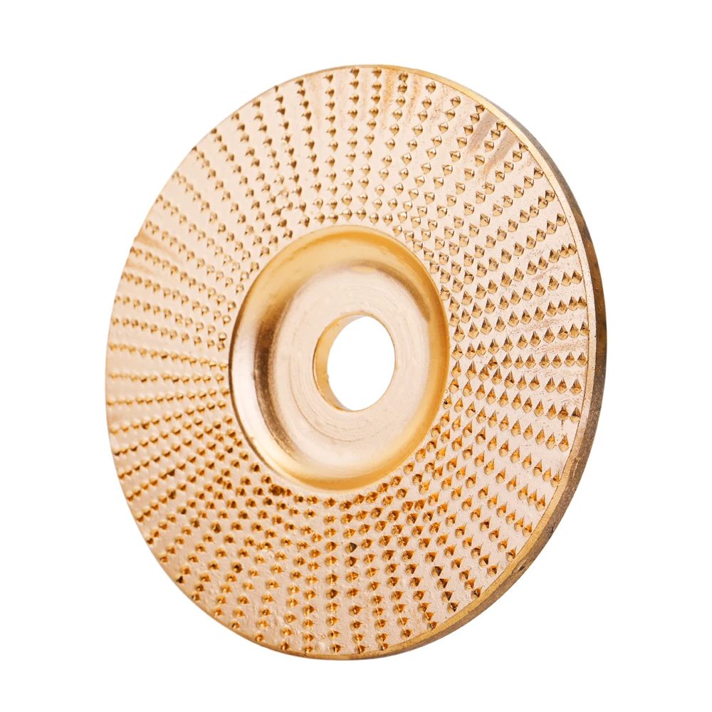 100mm Gold Деревянные угловые шлифовальные для шлифовального колеса резьба, вращающийся инструмент абразивный диск для угловая шлифовальная машина с высоким содержанием углерода Сталь формируя 5/8 дюймов диаметр - Наружный диаметр: 100mm Gold