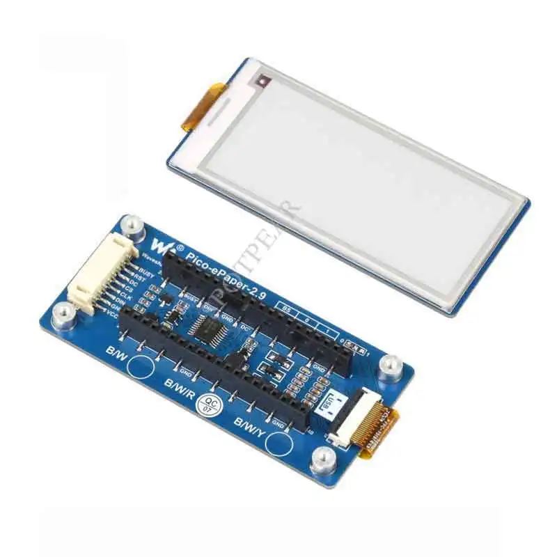 

Raspberry Pi Pico 2.9inch E-Paper E-Ink Display Module (B) 296×128 SPI