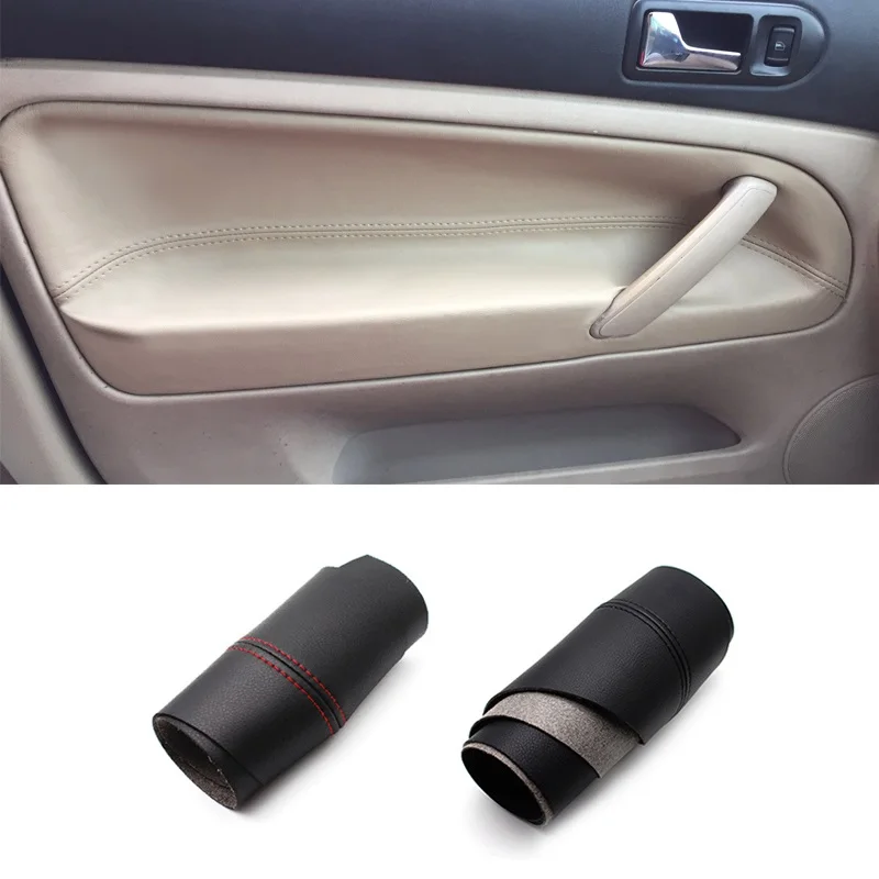 RHD для VW Passat B5 1998 2000 2001 2002 2003 2004 2005 микрофибра кожа ручка двери подлокотник панель