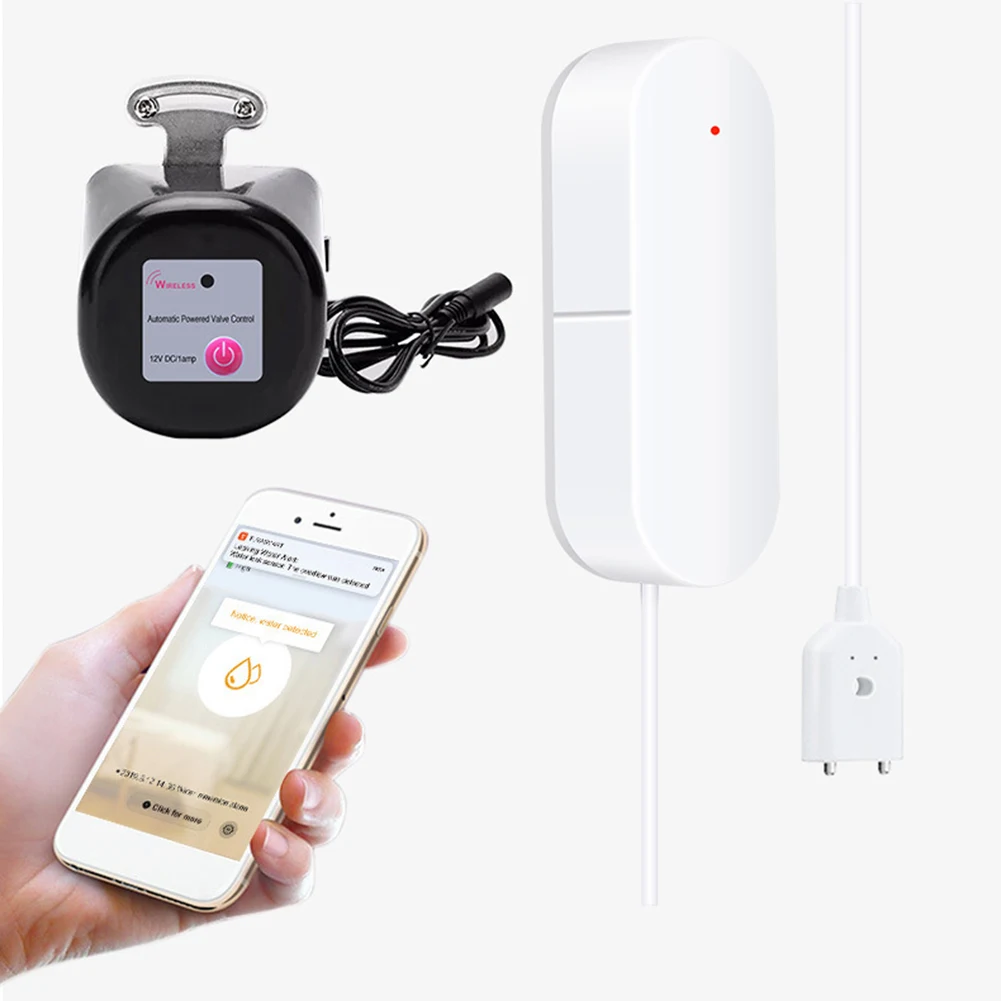 

Gas Water Valve Smart Wireless WiFi Shut Off Controller Household Water Part Accessories for Alexa Voice Control