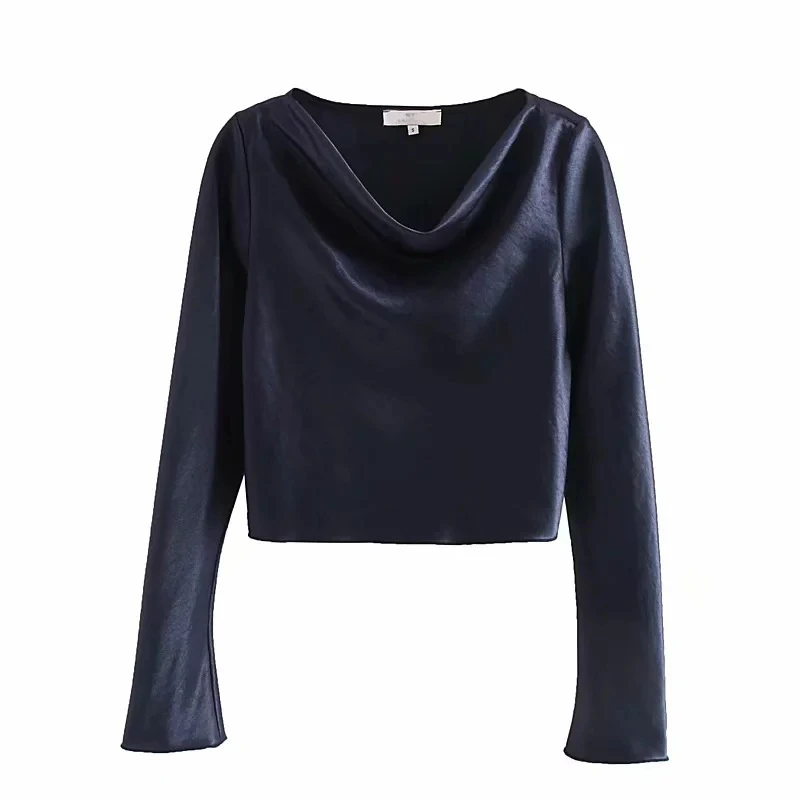 

2020 new satin tracksuits women long sleeve tops+skirt two pieces set streetwear casual outfit