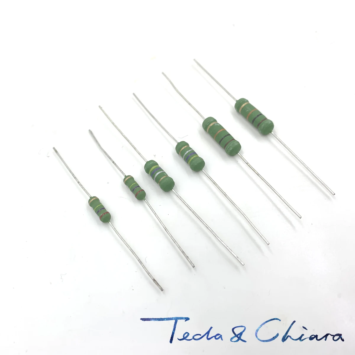 100Pcs 3.9R 4.3R 4.7R 3.9ohm 4.3ohm 4.7ohm 3.9 4.3 4.7 R ohm 1W 1WS 3x9mm Small Metal oxide Film Resistor Color ring Resistance |