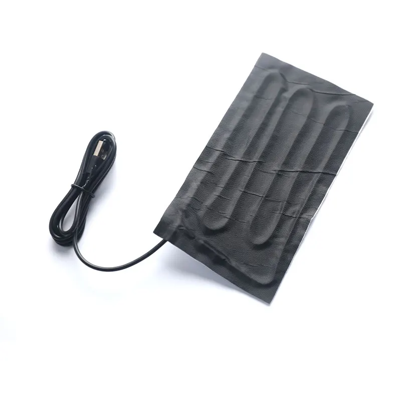 2 Size 1PC USB Warm Paste Pads Fast-Heating Carbon Fiber Heating Pad heat mat Heating Warmer Pad For Cloth Vest Jacket Shoes