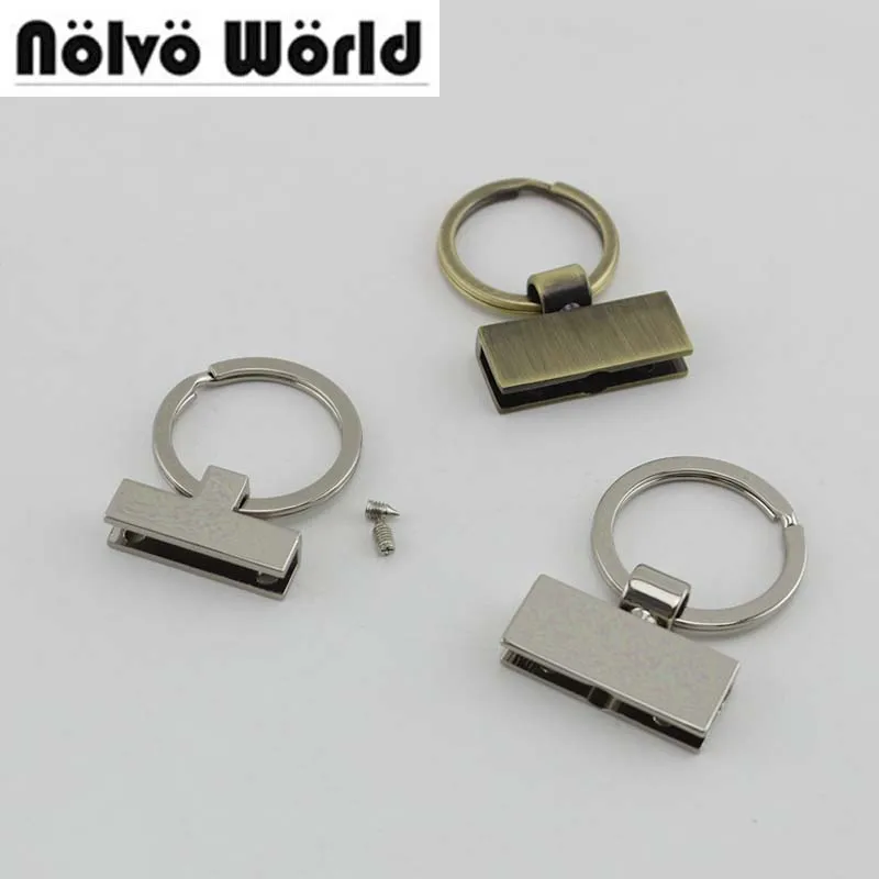 4 шт серебро/латунь античный ремешок брелок металл высокое качество fob держатель