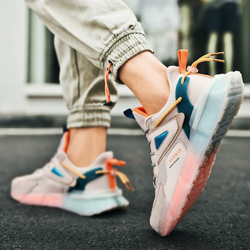 

Men Casual Shoes Fashion Man Shoes Casual Men Streetwear Sneakers Comfortable Breathable Summer Men's Running Mens Air Mesh