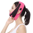 Эластичный Бандаж для похудения лица, V-образный утягивающий пояс, подтяжка щек для подбородка, ремешок против морщин, уход за лицом, инструменты для похудения