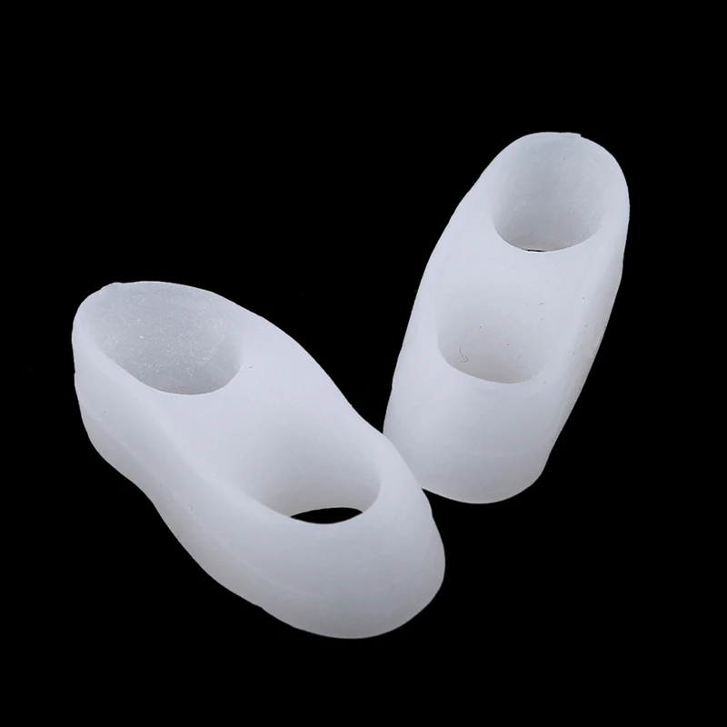 1pair Silicone Gel Toe Separator Finger Feet Care Braces Supports Tools Pinky Guard Foot Hallux Valgus | Красота и здоровье