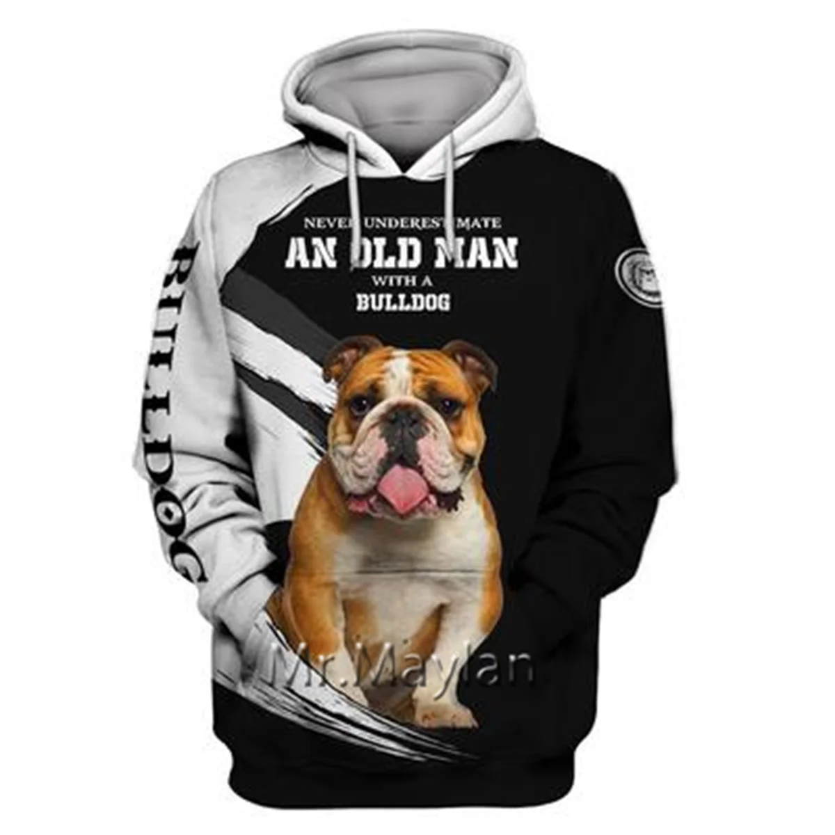 

Personality Fashion Animal Pug 3D Printed Graphic Hoodie Men/Women Zip Hooded Streetwear Oversized Sweatshirt Harajuku Tops -A15