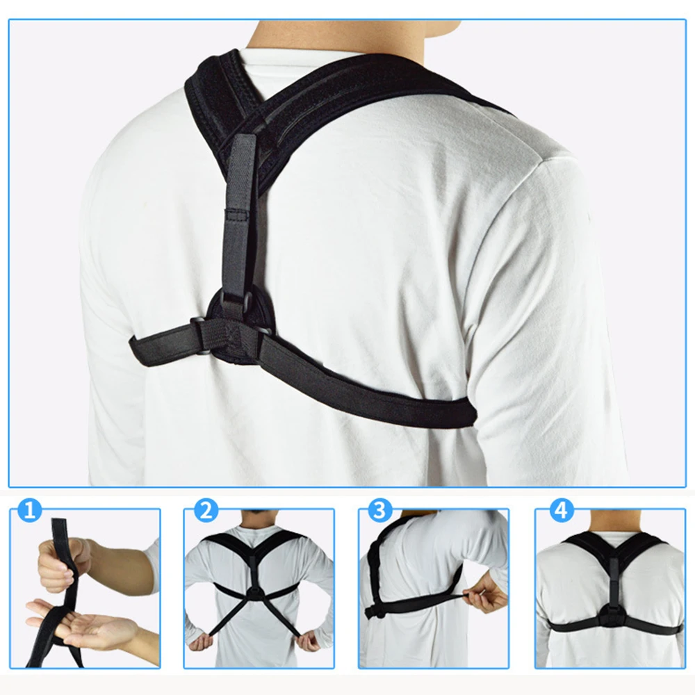 Поясная плечевая опора поясничной скобки регулируемый пояс корректор осанки