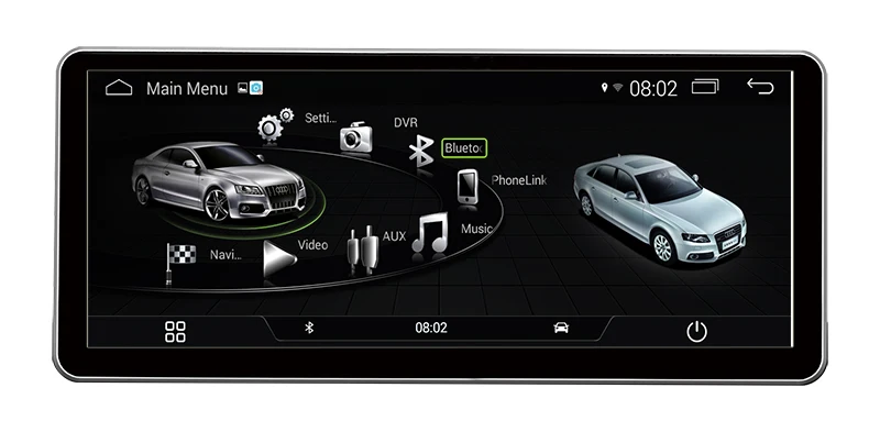 Автомобильный dvd плеер на Android 10 25 с gps aux Wi Fi 2 Гб ОЗУ 32 ПЗУ для Audi A4 B9 2015 7 1