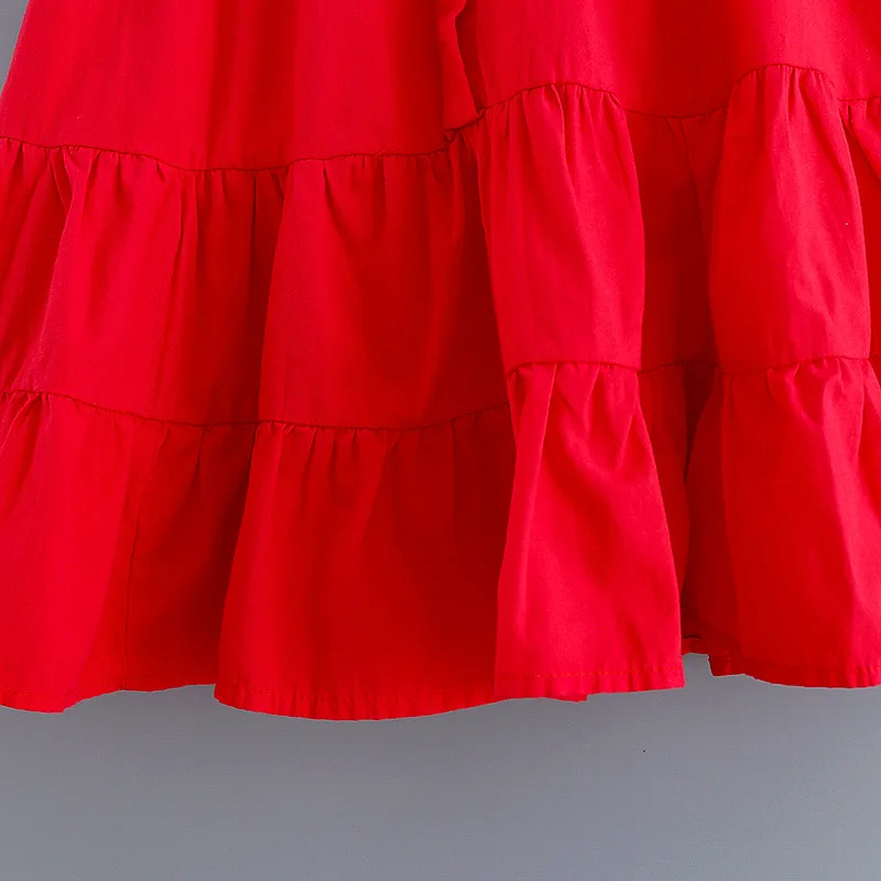 

Baby Girls Solid A Line Dress with Sunhat 2-7Y Kids Children Summer Casual Cotton Sleeveless O Neck Knee Length Dress