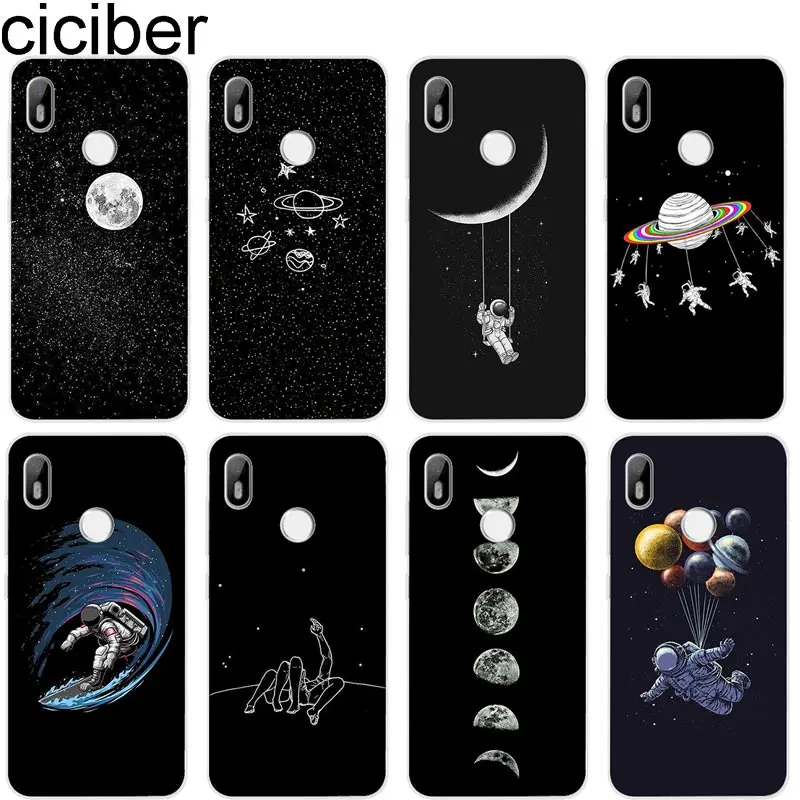 Ciciber звездное небо Луна для BQ Aquaris U2 C U X5 V VS X2 X Plus Lite Pro E5 s M5 M5.5 M4.5 E4.5 мягкий