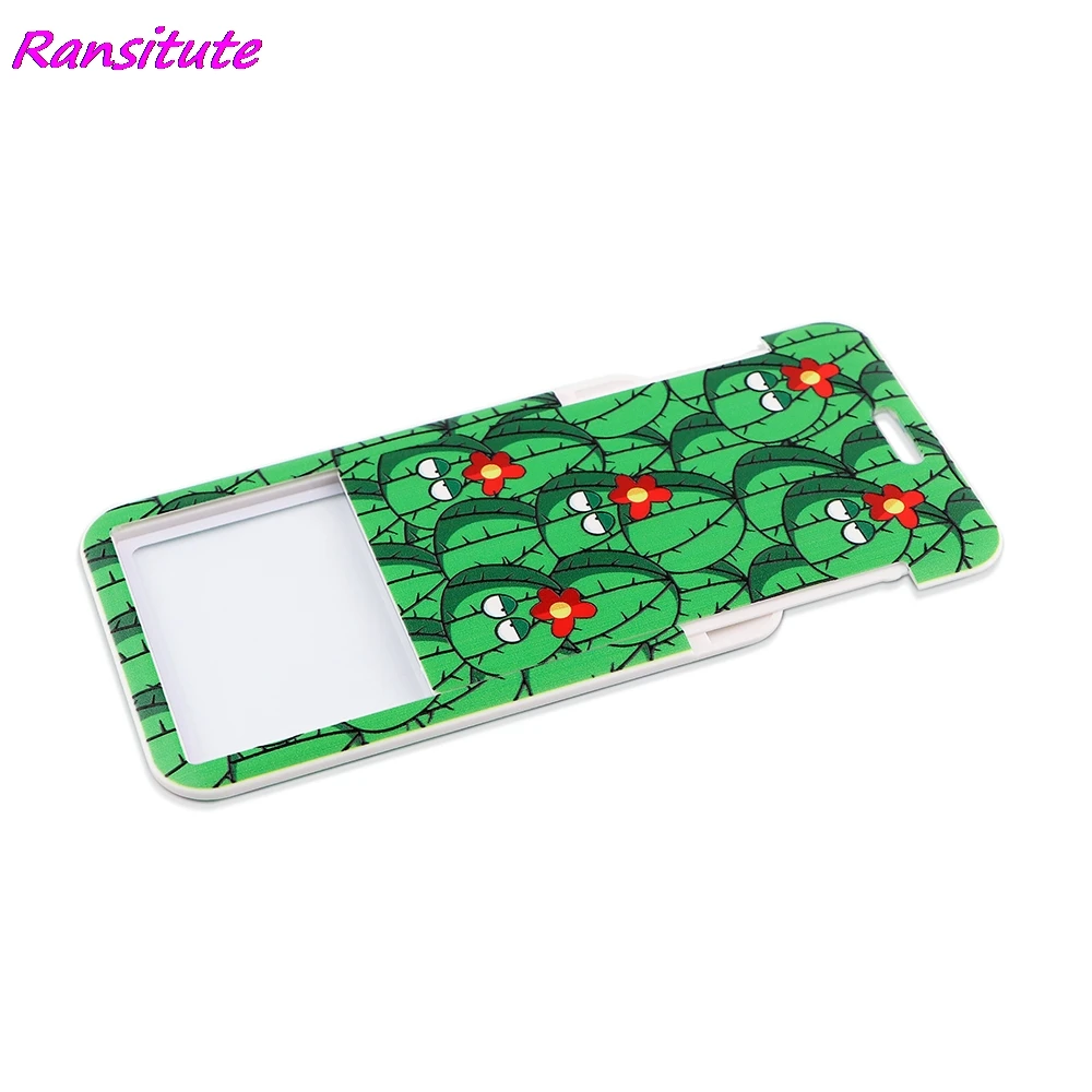 Ransitute R1849 Зеленый Кактус шнурки для кредитных карт ID держатель значка студент Для