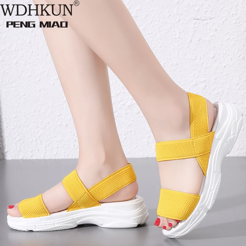 2021 летние женские модные сандалии на открытом воздухе освежающий женская обувь