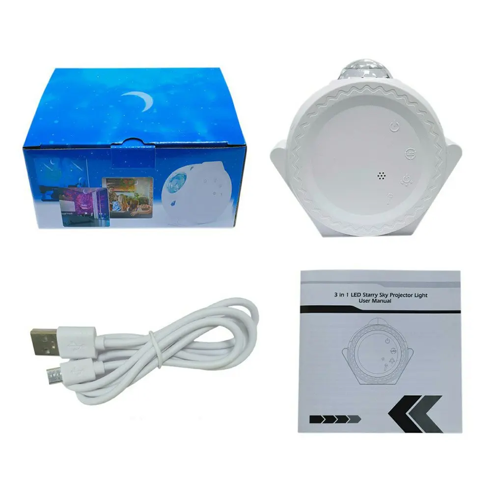 

Galaxy Projector Light Starry Sky Lamp Starlight LED Cloud Space Lights 3 In 1 Star Night Light Bedroom Party Birthday