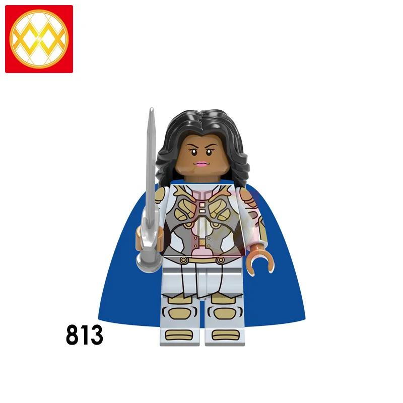 XH813valkyrie Фильм Тор Ragnarok Odin Loki Hela Валькирия битва лошадь Frigga Hemidall Джейн Фостер Халк Sif строительные блоки кирпичная игрушка малыш - Цвет: XH813valkyrie