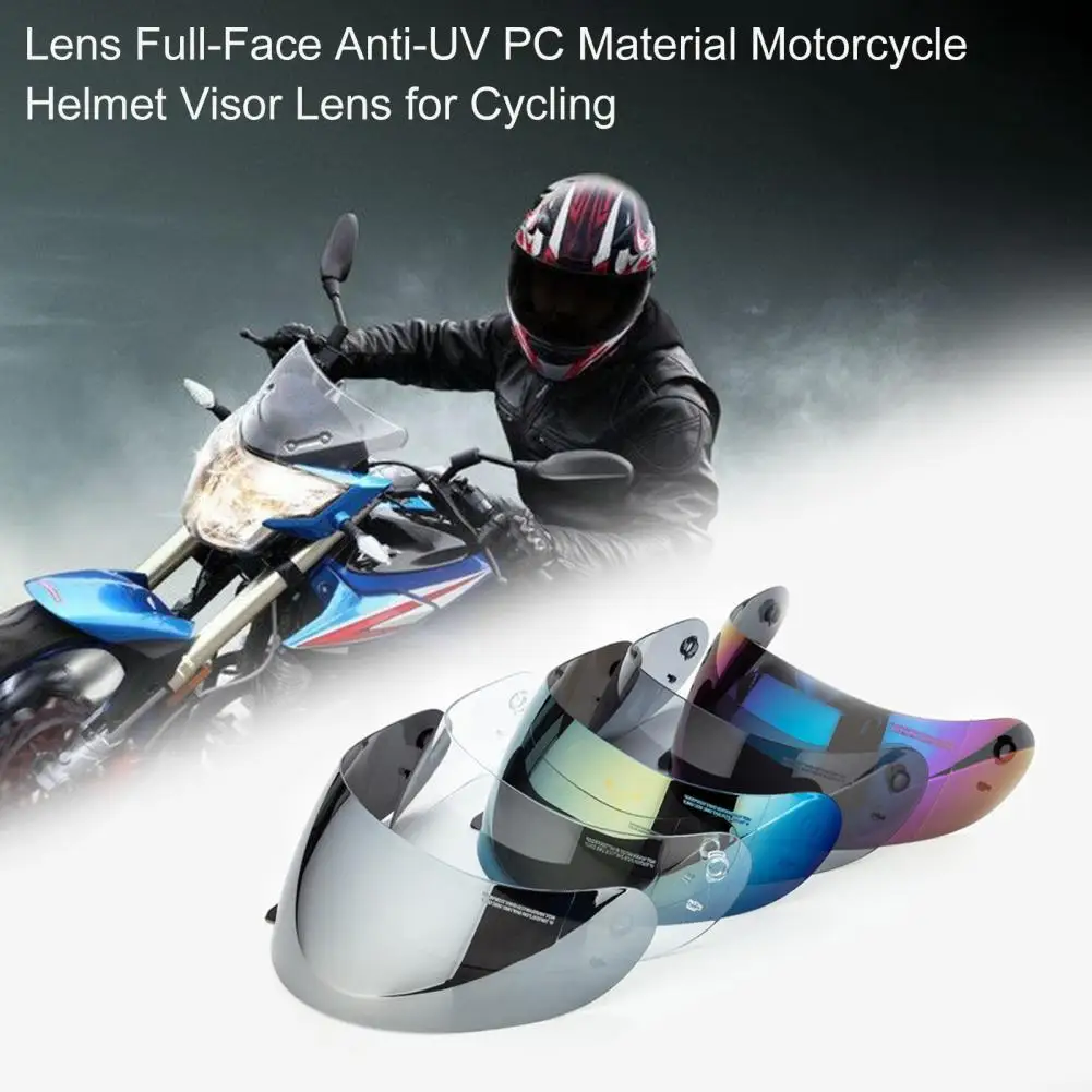 

Объектив на все лицо из поликарбоната с защитой от УФ-лучей, козырек для мотоциклетного шлема, объектив для мотоциклетного шлема K3 K4, больша...