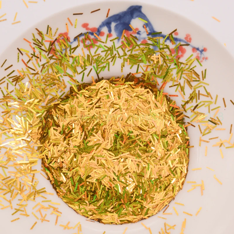 50 г ультратонкие полоски формы мягкие Блестки для заполнения заполнение DIY