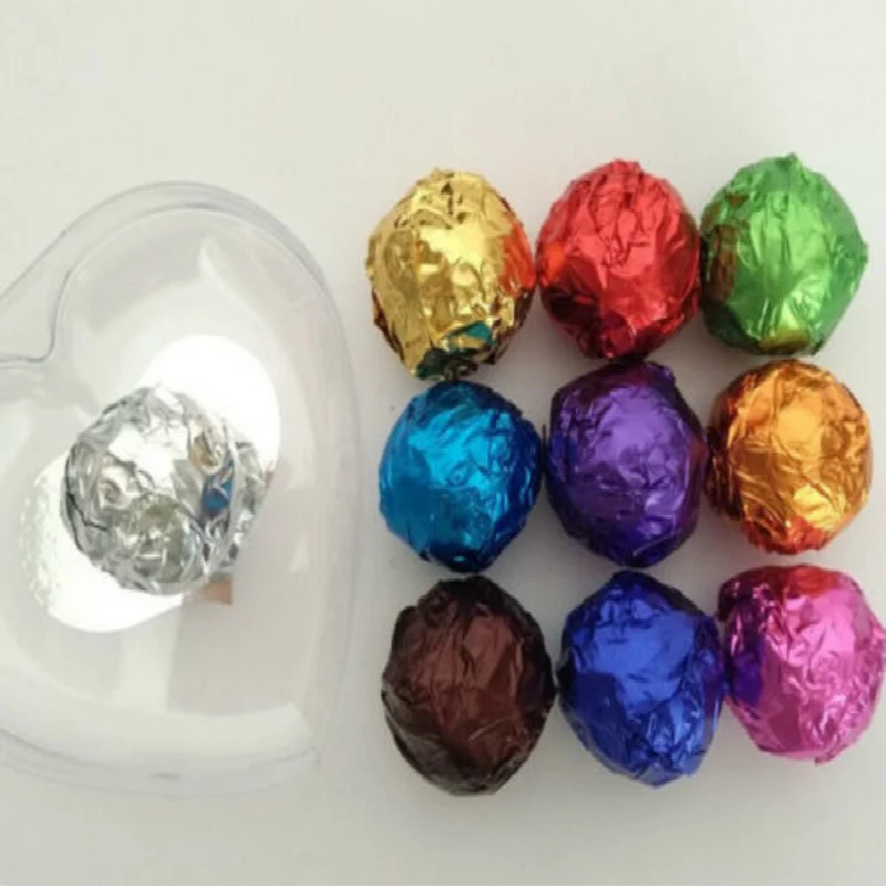 Алюминиевая фольга для упаковки шоколадных конфет сделай сам 10 цветов на выбор 100