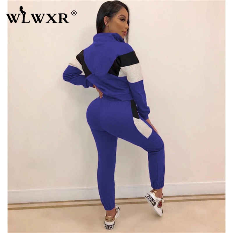 WLWXR осенние уличные спортивные костюмы женский спортивный костюм комплект из