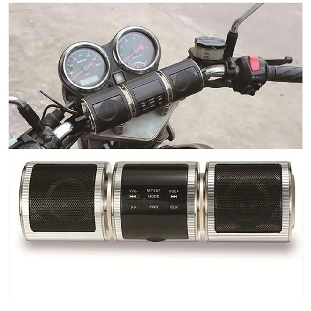 Bluetooth стерео Колонка на руль система Mp3 FM радио светодиодный дисплей